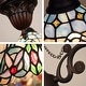 preview thumbnail 5 of 6, Tiffany Style Victorian Design 3-Light Antique Dark Bronze Chandelier
