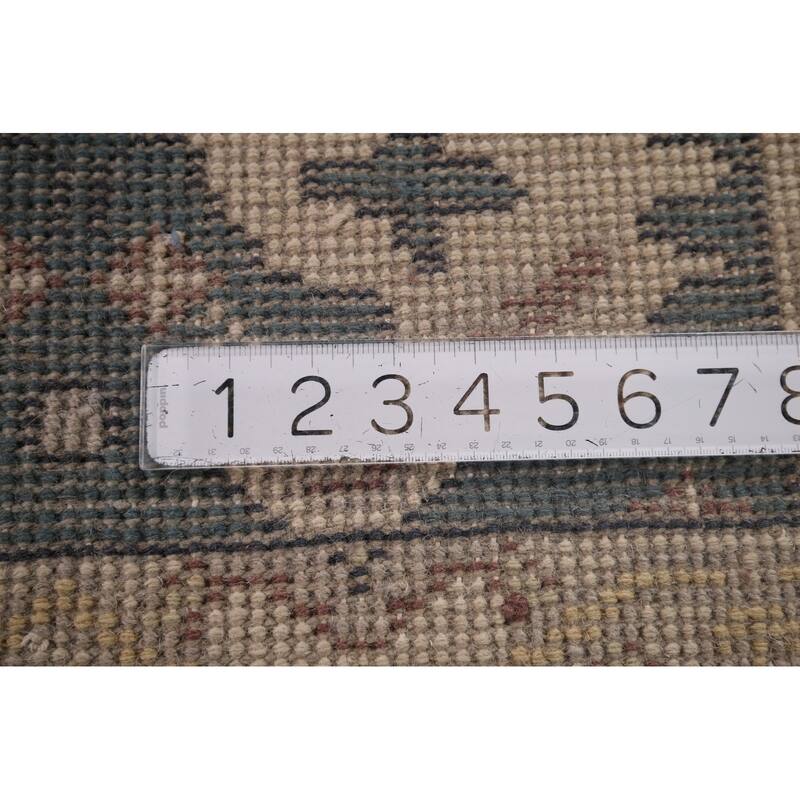 Transitional Oushak Oriental Runner Rug Handmade Wool Carpet - 2'6"x 9'11"