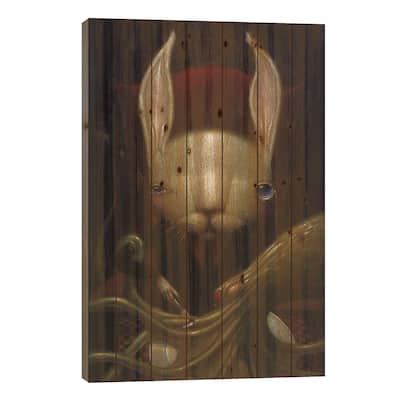 Fine Dining Print On Wood by Bill Carman - Multi-Color