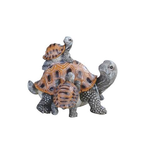 Q-Max 7"H Turtle Family Figurine