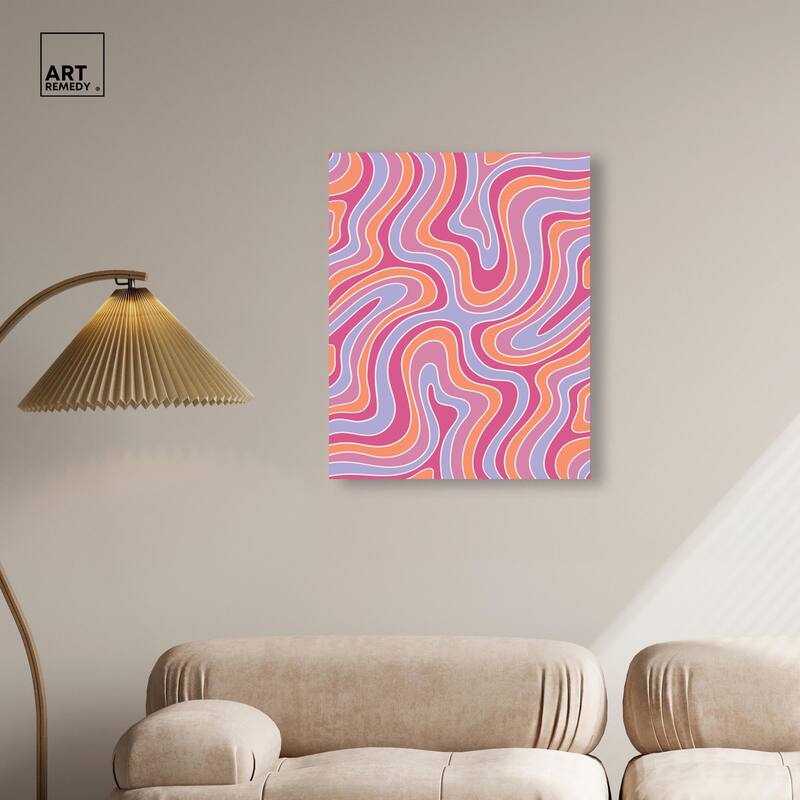Retro Pop Gummy Bears Canvas by Art Remedy, Gallery Wrapped