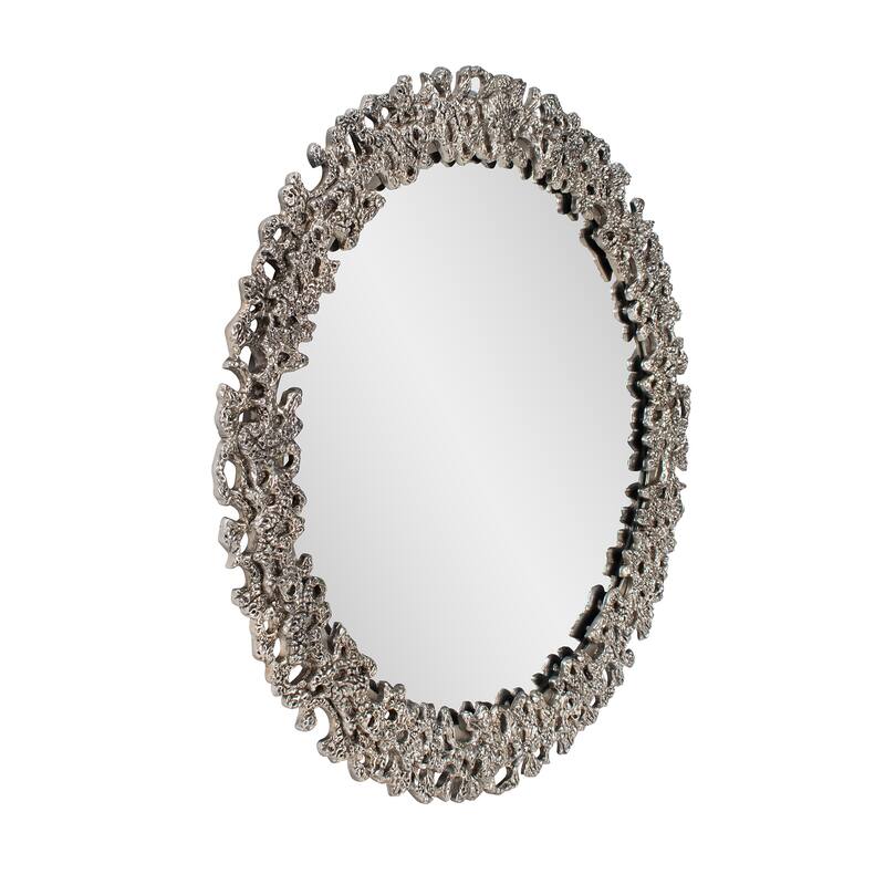 Asbille Antique Silver Wall Mirror