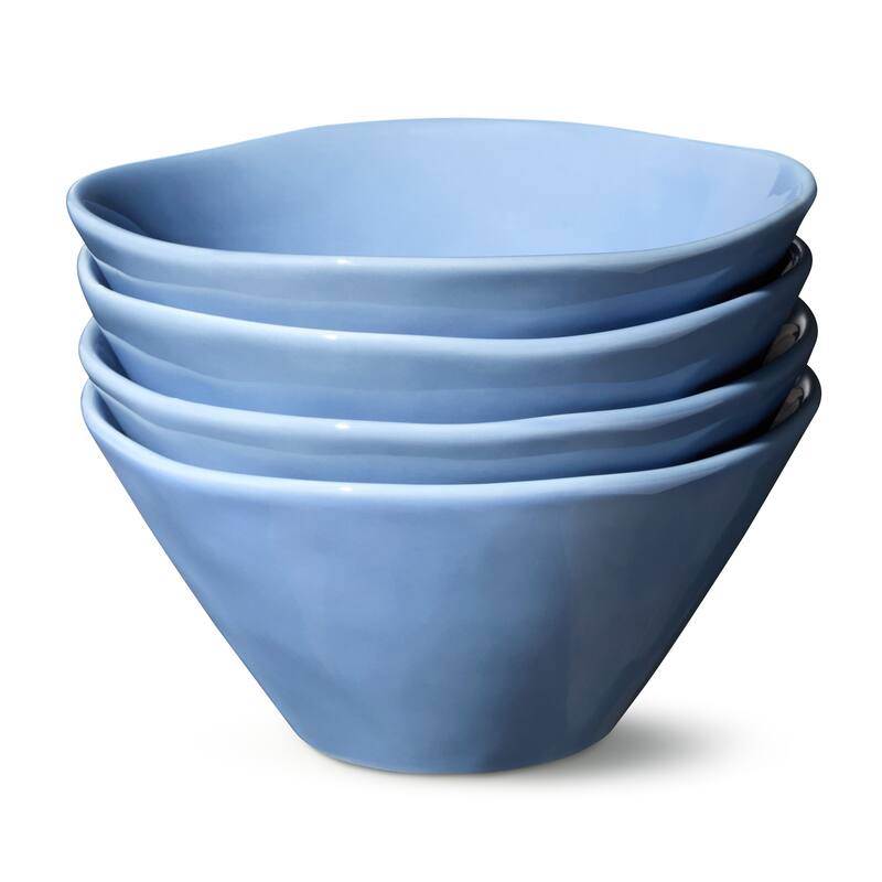 Certified International Cloudy Sky 6.25" Ice Cream/Dessert Bowls,Set of 4 - 6.25'' W x 6.25'' D x 3'' H