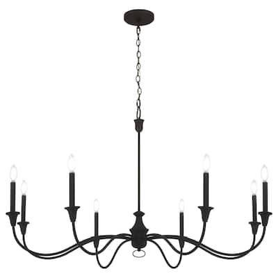 Minka Lavery 6258 Halifax County 8 Light 48" Wide Taper Candle Style