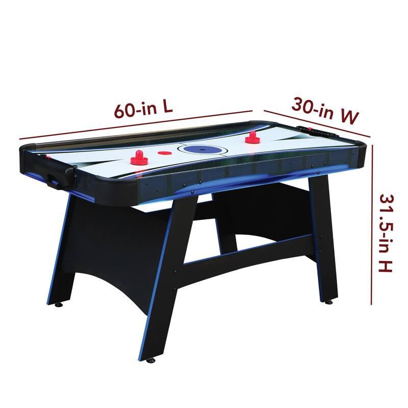 Hathaway Bandit 5-ft Air Hockey Table with Table Tennis Top