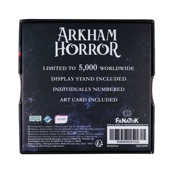 Fanattik Arkham Horror Limited Edition Replica Elder Sign Amulet Medallion Fanattik Arkham Horror Limited Edition Replica Elder Sign Amulet Medallion