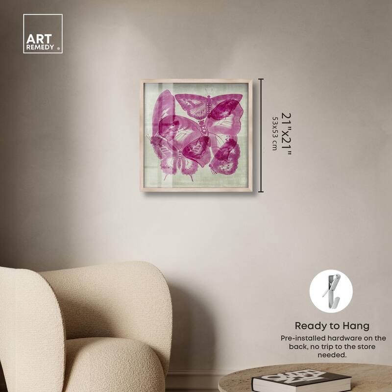 Fluttering Wings Shadowbox by Art Remedy