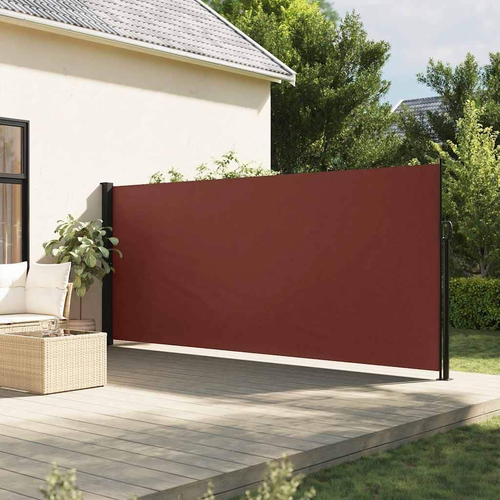 vidaXL Retractable Side Awning Patio Sun Shade Freestanding Privacy Screen
