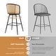 preview thumbnail 13 of 15, 26"/29" Upholstered Swivel Bar Stool /Counter Stools Set of 2/3/4