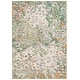 preview thumbnail 62 of 106, SAFAVIEH Monaco Shiloh Boho Abstract Modern Watercolor Area Rug 4' x 6' - Sage/Rust - Rectangle