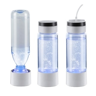 Hydrogen Water Bottle Generator with Nasal Inhalation Tube and