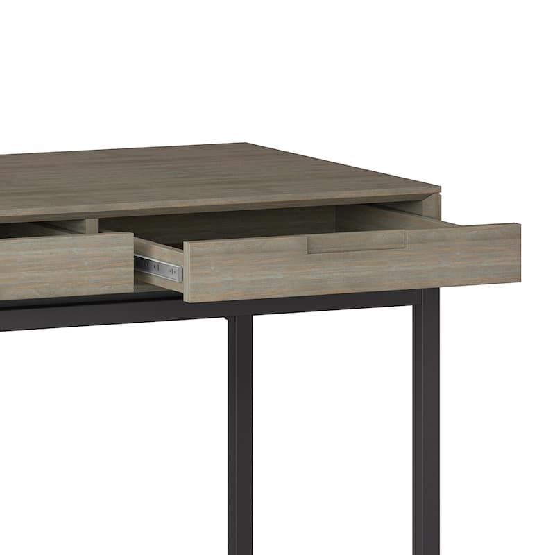 WYNDENHALL Devlin SOLID WOOD Industrial 72 inch Wide Wide Desk