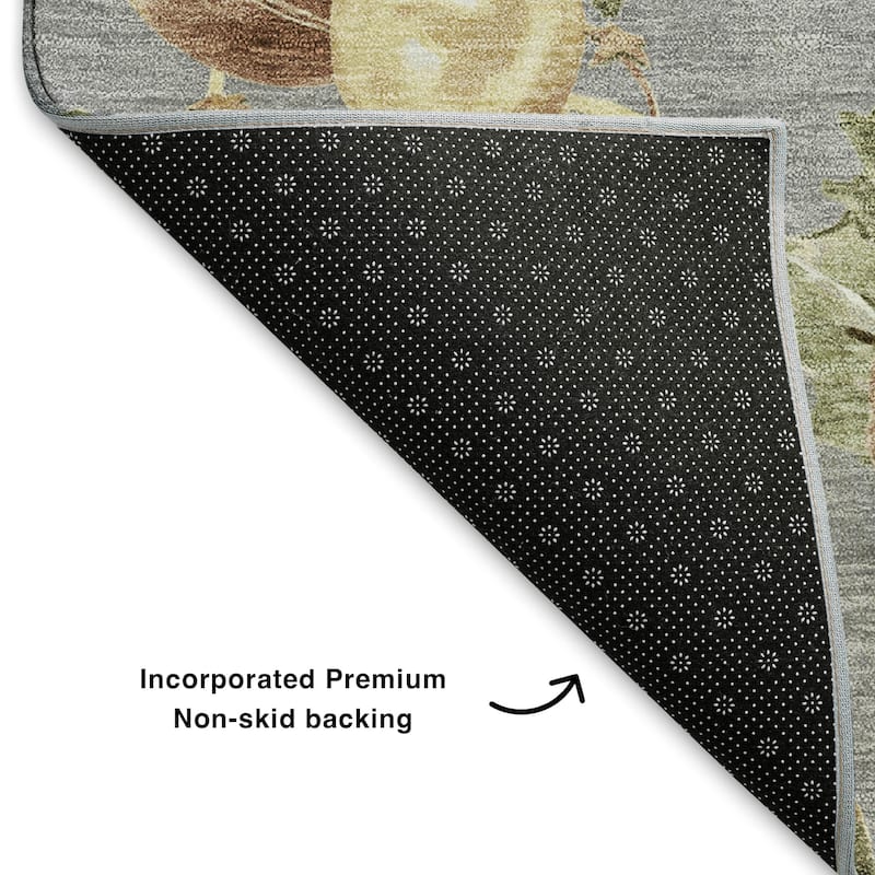 Premium Washable Super Soft Holiday Ornament Mayfield Rug