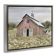 preview thumbnail 12 of 26, Stupell Patriotic Barn & Cow Framed Floater Canvas Wall Art Design By Amber Sterling