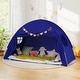preview thumbnail 14 of 28, Gymax Twin Full Size Bed Tent w/2 Windows Flags for Boys & Girls Aged