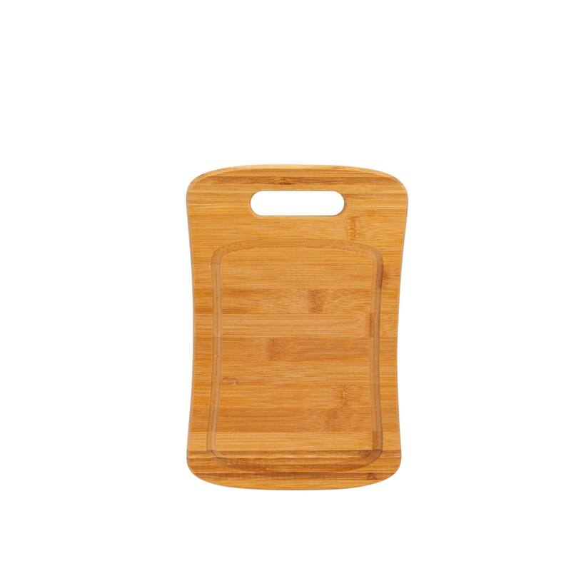 Kitchen Details Curved Bamboo Cutting Board - 11.81" x 7.87" - Brown