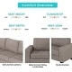 preview thumbnail 11 of 21, Sectional Corner Sofa L-shape Couch Space Saving with Storage Ottoman & Cup Holders Design for Large Space Dorm Apartment