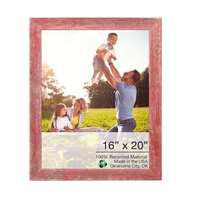 16x20 Rustic Red Picture Frame