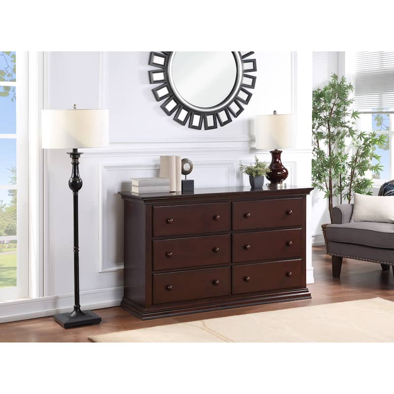 Suite Bebe Universal 6 Drawer Double Dresser