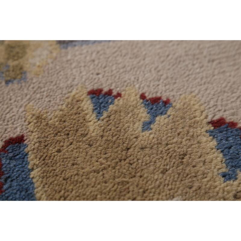 Oushak Indian Area Rug Handmade Wool Carpet - 8'0" x 10'0"