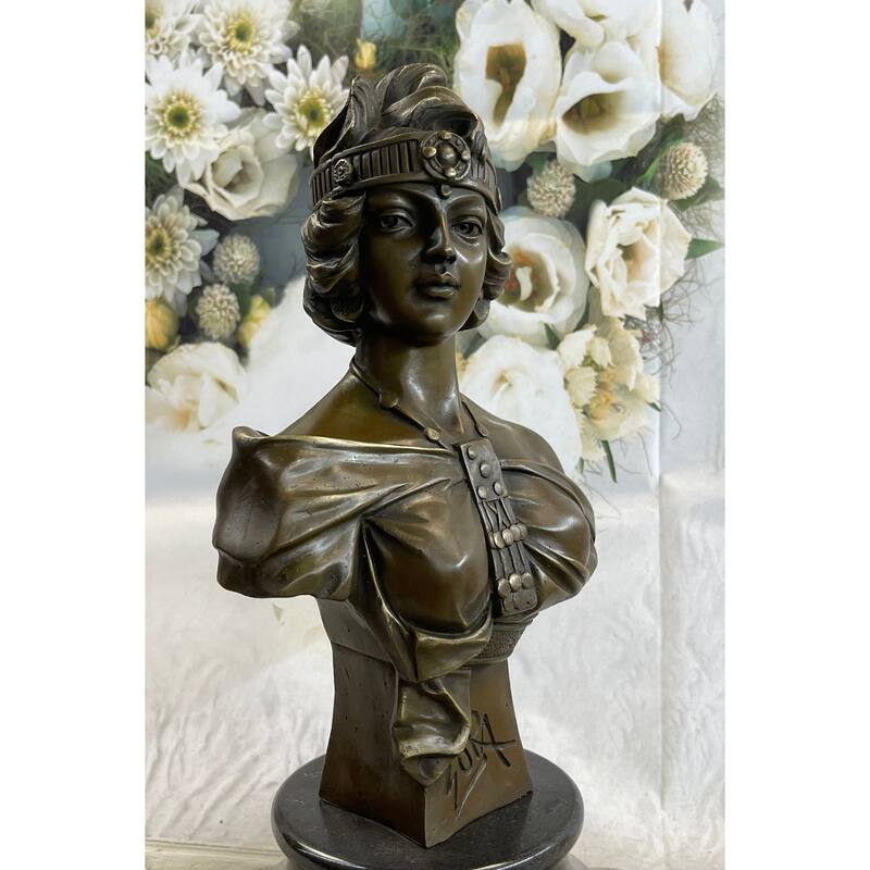 Large Sexy Goddess By French Artist Villanis Bronze Sculpture Home Decor Sale