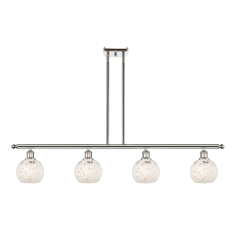 Innovations Lighting 516-4I-9-48-White Mouchette-Indoor Pendant White