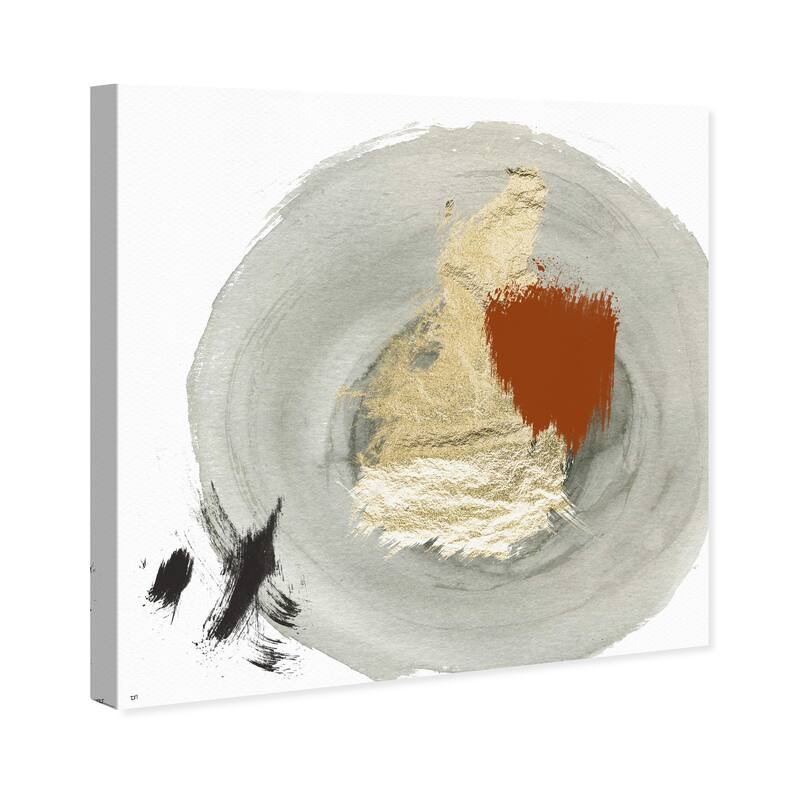 Wynwood Studio Prints Abstract Eclec Gray and Light Gray Modern & Contemporary Wall Art Canvas Print
