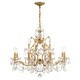 preview thumbnail 4 of 4, Filmore 12 Light Antique Gold Chandelier - 29"W x 24"H