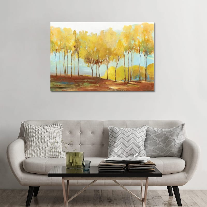 iCanvas "Yellow Trees" by Allison Pearce Canvas Print - 32x48x1.5
