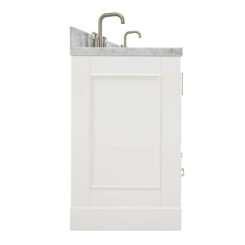 Ariel M061DCWRVO Stafford 61" Free Standing Double Basin Vanity Set