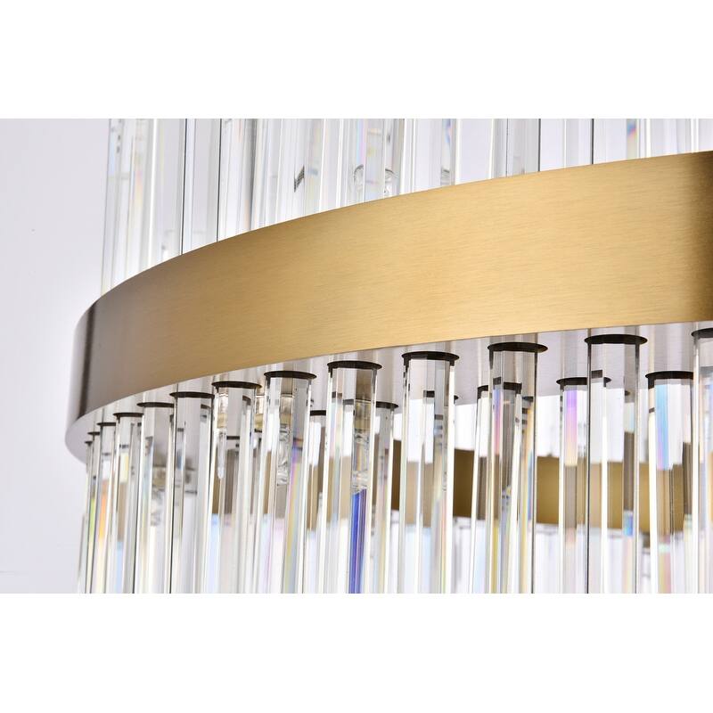 Gold Chandelier Clear Crystal