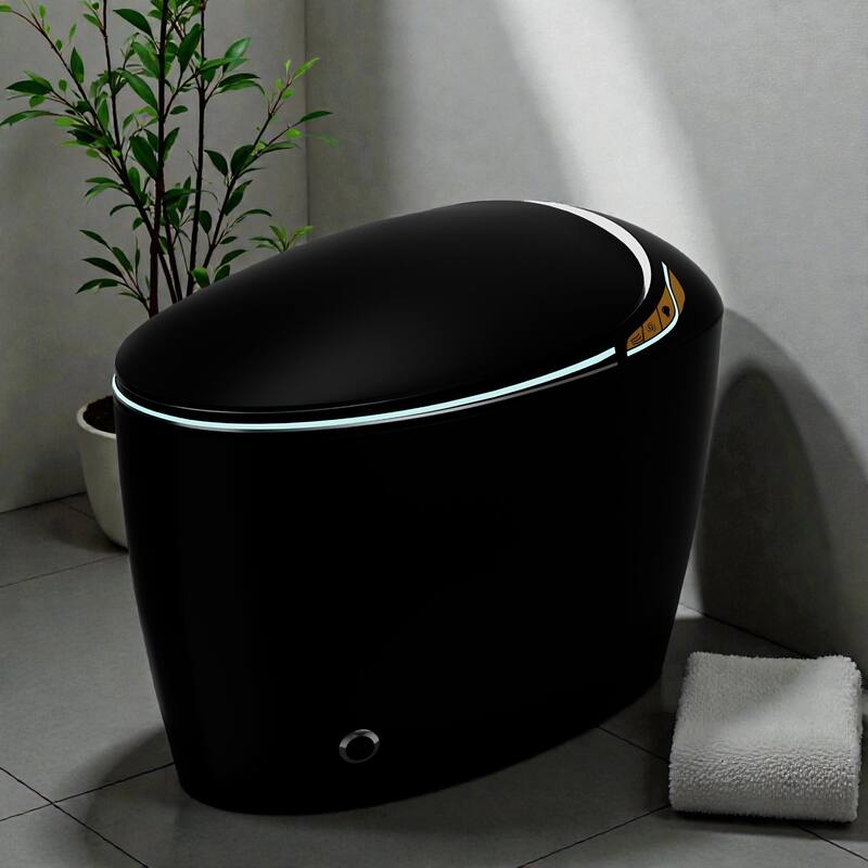 Smart Toilet with Built In Bidet. Auto Open Close Seat. Foot Sensor Flush. Heated Seat. Warm Water Dryer