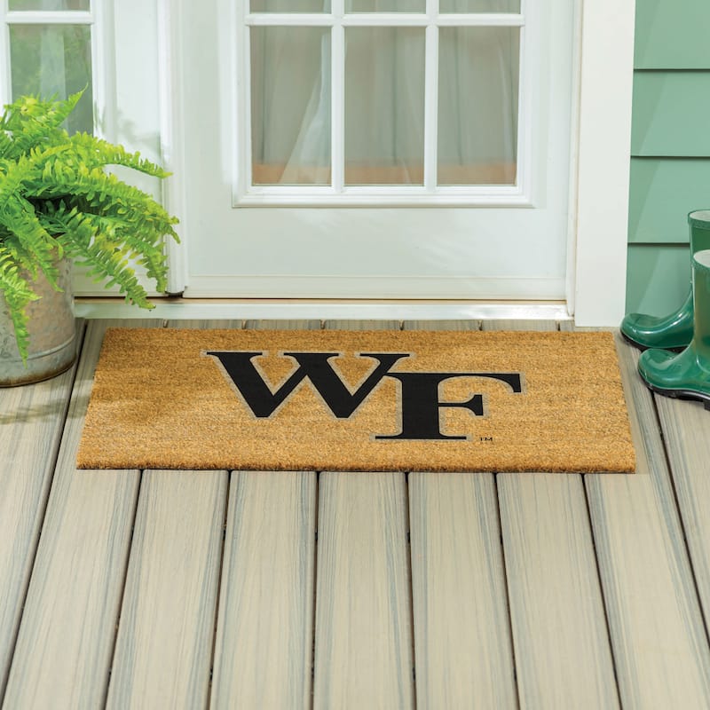 Wake Forest University Full Color Indoor/Outdoor Coir Mat