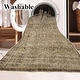 preview thumbnail 55 of 65, Washable Vintage Floral Area Rug Non-Slip Thin Rug for Living Room, Bedroom, Kitchen and Bath Machine Washable Indoor Pet Rugs