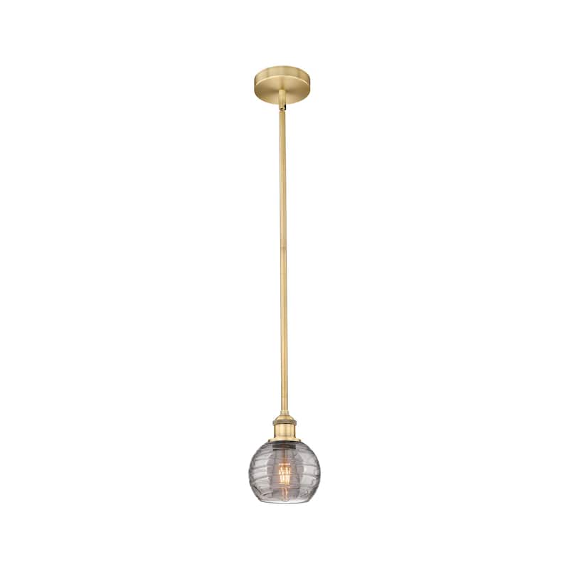 Innovations Lighting 616-1S 8 6 Athens Deco Swirl Pendant Athens Deco