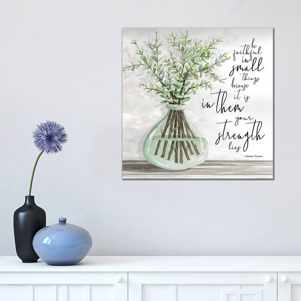 iCanvas "Be Faithful" by Cindy Jacobs Canvas Print