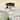 Modern Semi Flush Mount Ceiling Light with Clear Crystal Shade