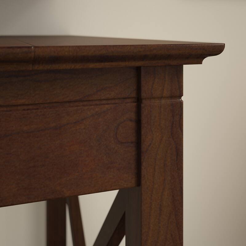 Key West 60W L-Desk with Tufted Office Chair by Bush Furniture