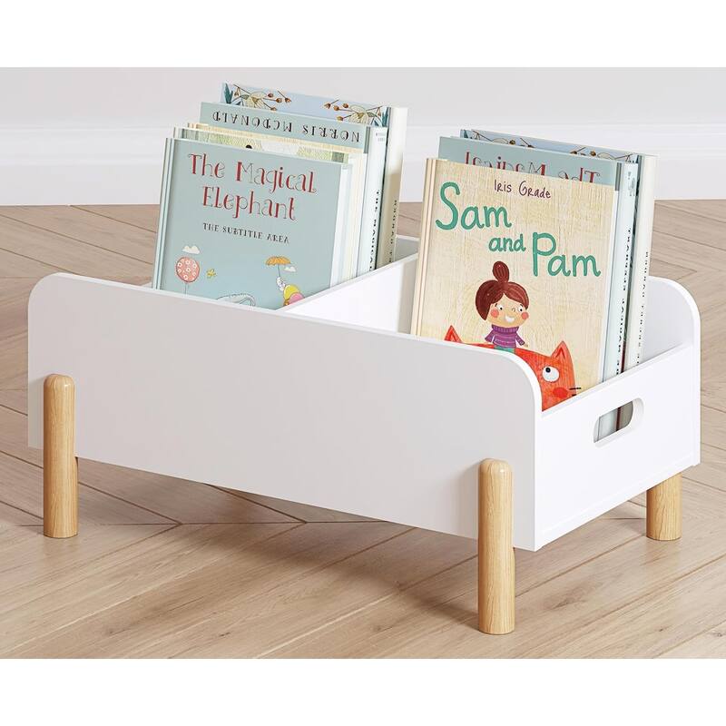 COSTARS Kids Bookshelf Small Childrens Bookcase, Toddler Book Rack, Wooden Book Display Shelf for Classroom Kids Room