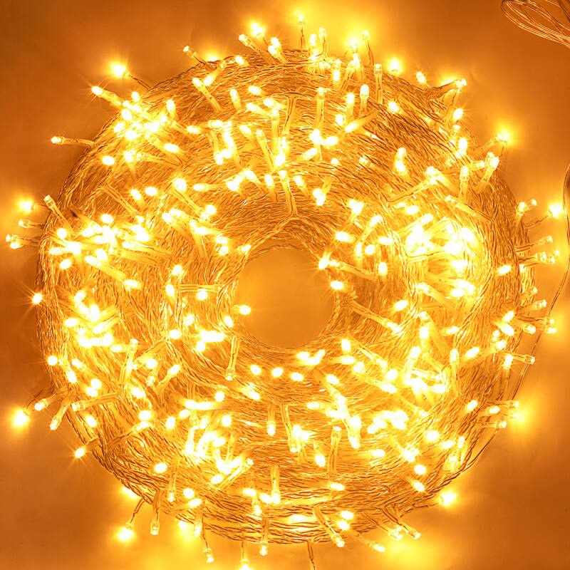 Joiedomi 140.7Ft Long Warm White Polyester 400 Count LED Lights ...