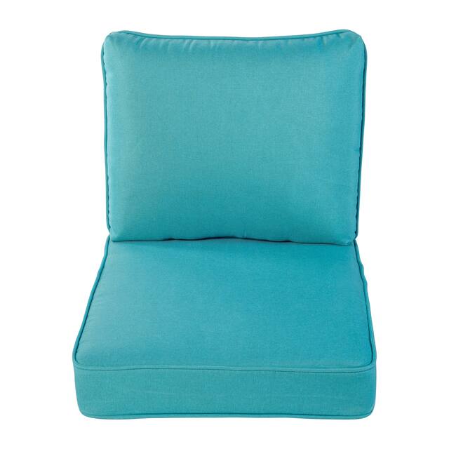 Haven Way Universal Outdoor Deep Seat Lounge Chair Cushion Set
