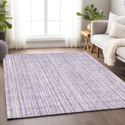 Premium Washable Super Soft Striped Mayfield Rug