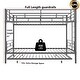 preview thumbnail 4 of 7, CPC Certified Twin Over Twin Bunk Bed with Trundle, Heavy Duty, No Box Spring Needed