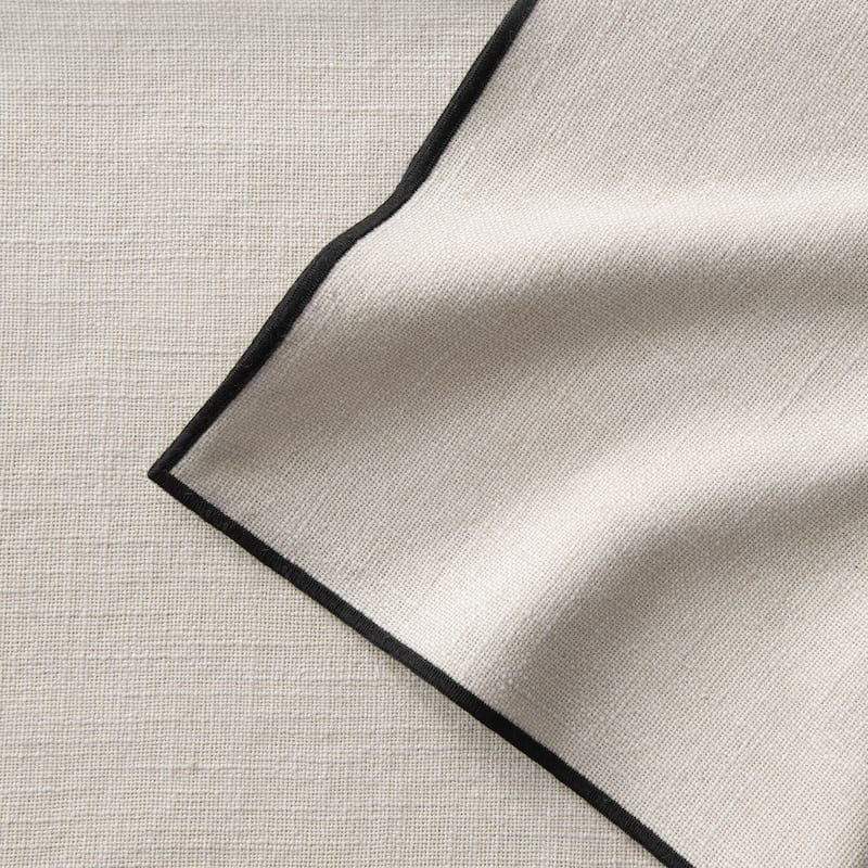 Villeroy and Boch Manufacture Rock Merrow Stitch Cotton Napkin, Set of 4