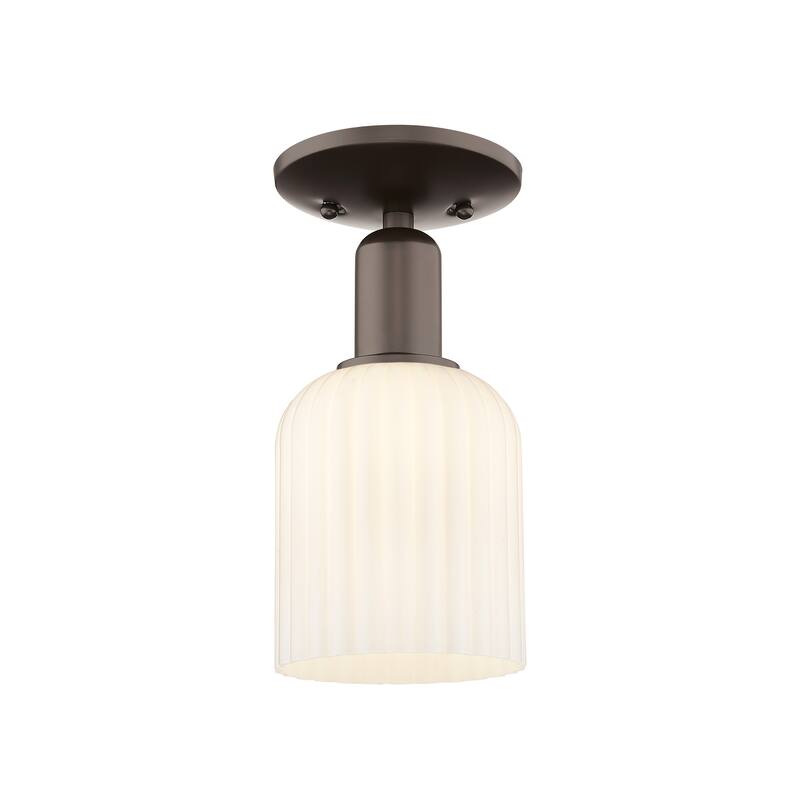 Innovations Lighting Downtown Urban - Bridal Veil - 1 Light 5" Semi-Flush Mount Light