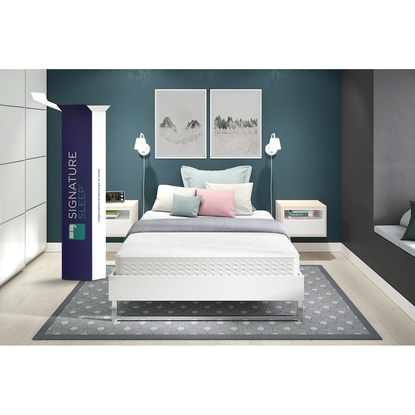 Signature Sleep Contour 8 inch Pocket Spring Mattress On Sale