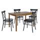 Option Antique Denim Blue Chairs