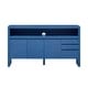 preview thumbnail 41 of 47, Modern Wood 3-Door Buffet Sideboard Cabinet