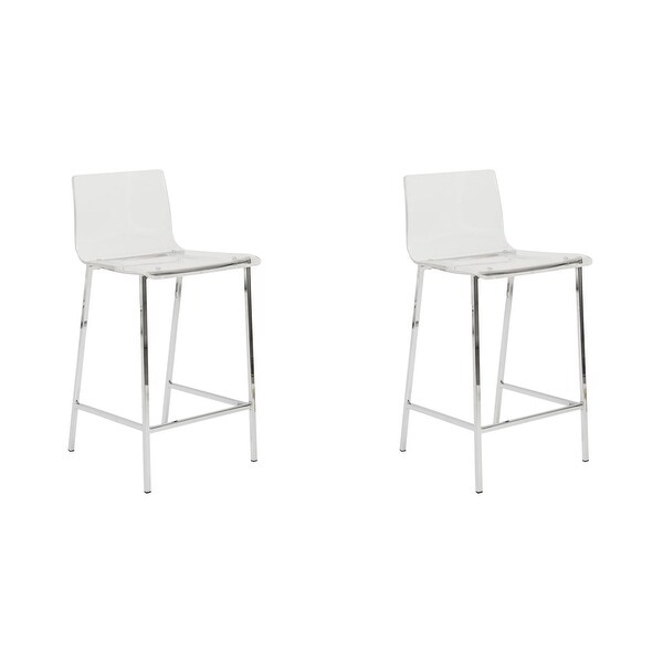 acrylic bar stools set of 2