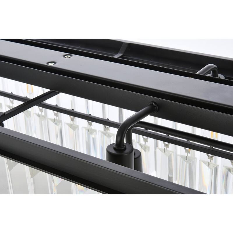 Royce Edge 12-Light Matte Black-Chandelier